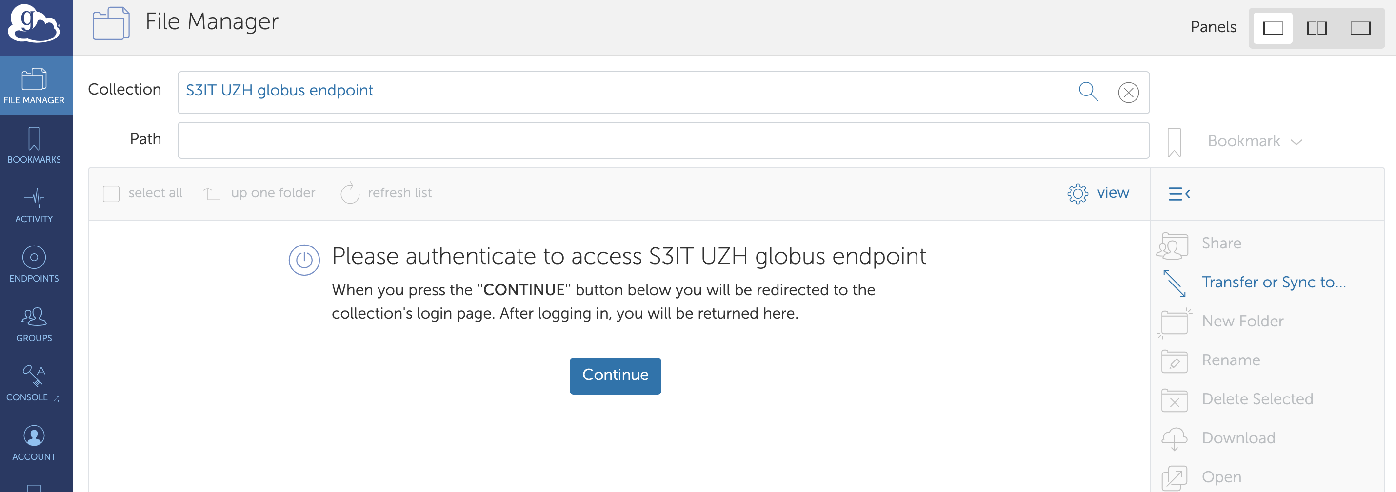 authenticate_s3it_uzh_globus_endpoint_file_manager.png